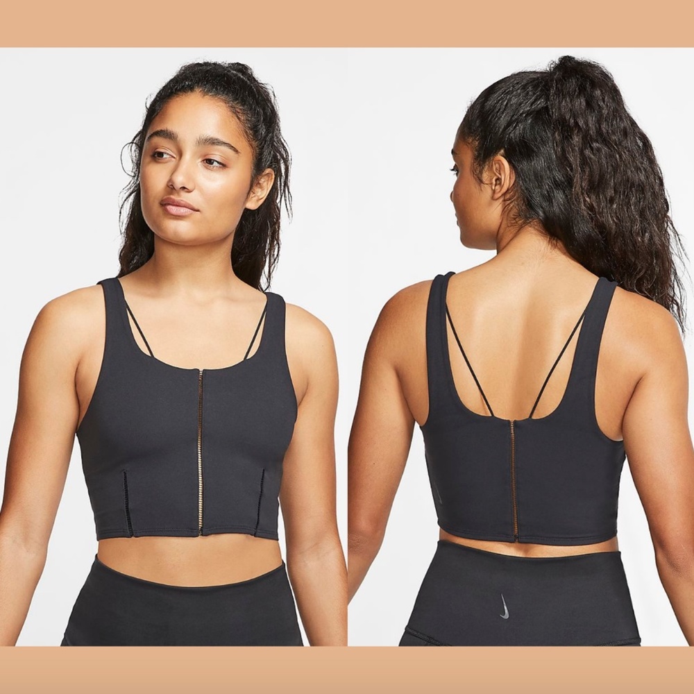 NWT $55 Nike Yoga Luxe Dri-FIT Crop Sports Tank